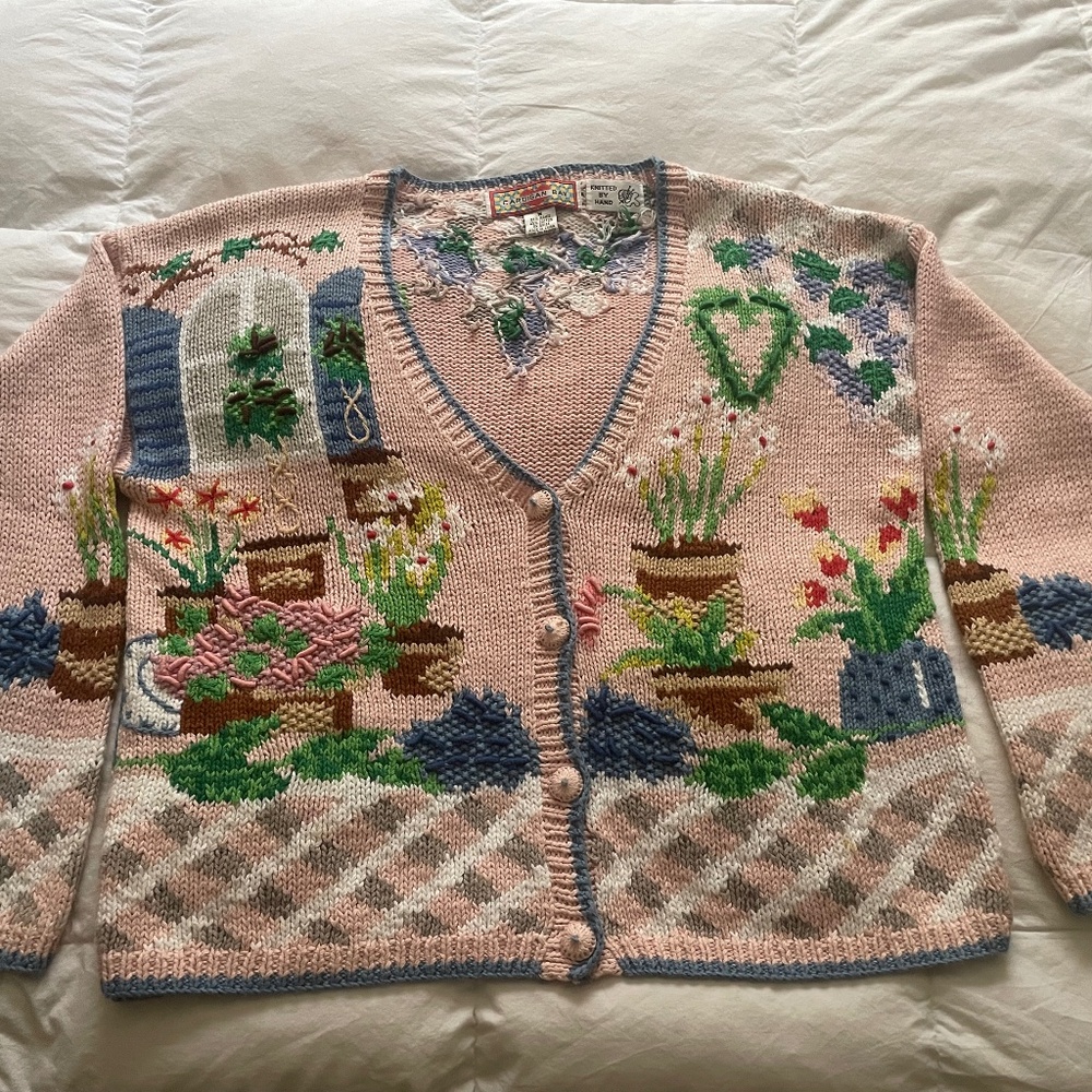 Vintage handmade knit sweater